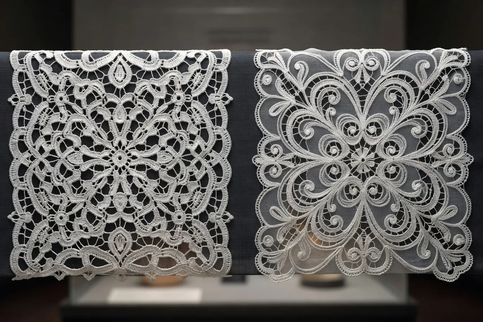 Détail comparatif des motifs Koniakow et Vologda