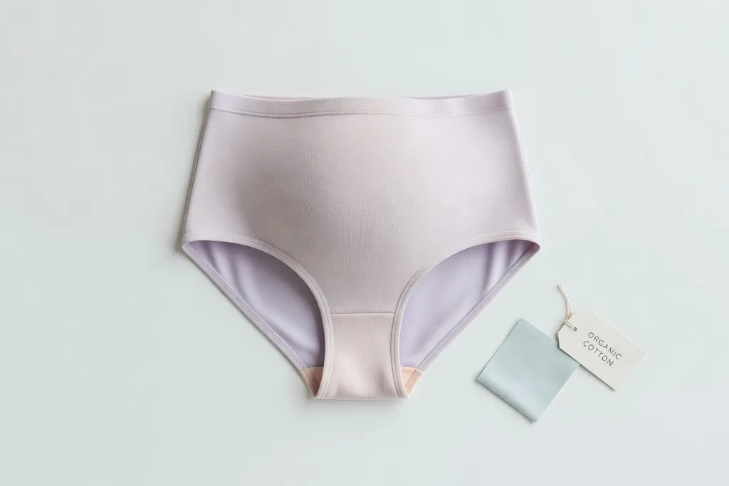 Body et culotte de grossesse en coton biologique, lingerie maternité confortable