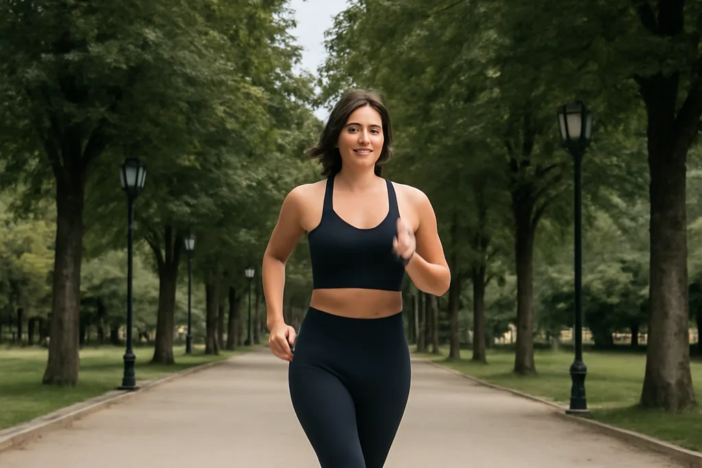 Soutien-gorge de sport technique avec bande de maintien renforcée, présentation détaillée