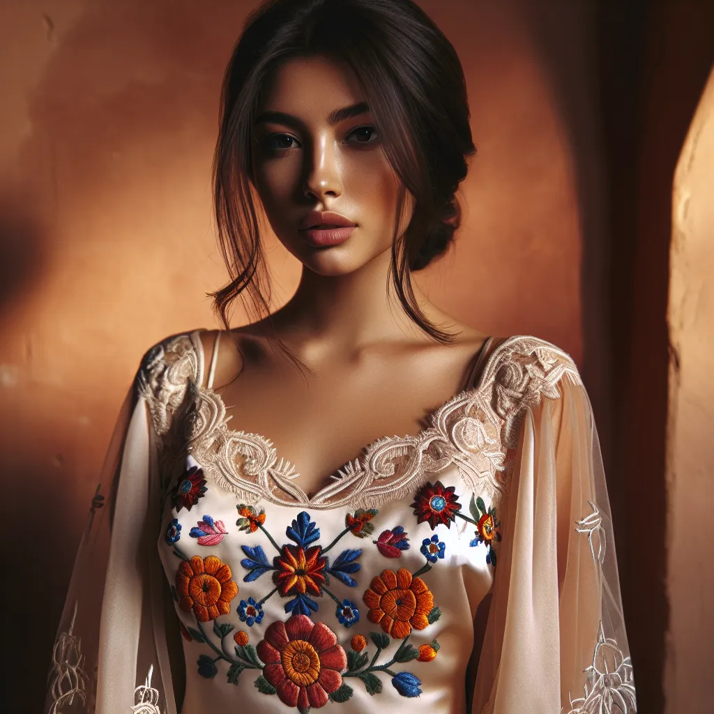 Lingerie féminine inspirée des traditions textiles de Moldavie