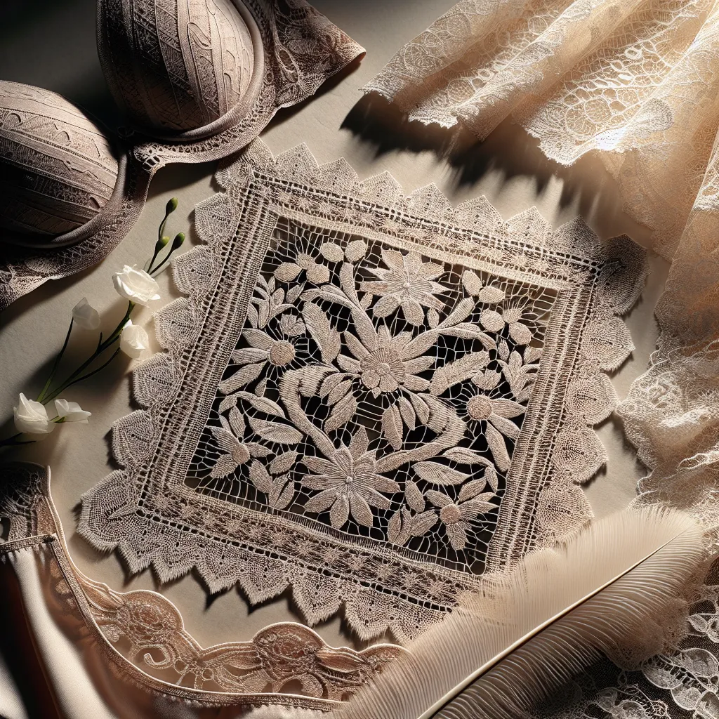 Lingerie polonaise contemporaine avec motifs de dentelle de Koniakow