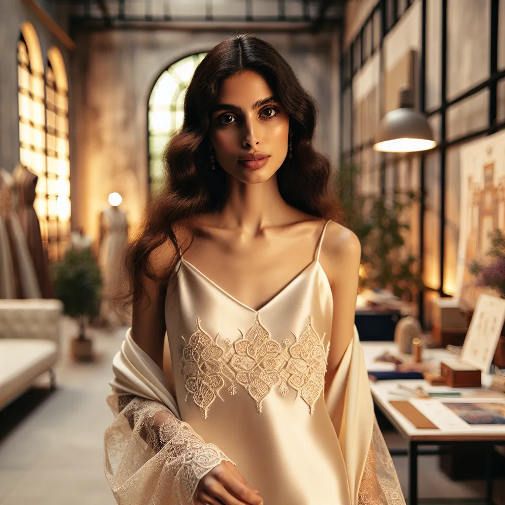 Lingerie féminine inspirée des traditions textiles de Slovénie